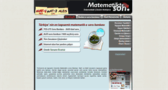 Desktop Screenshot of matematikteson.com